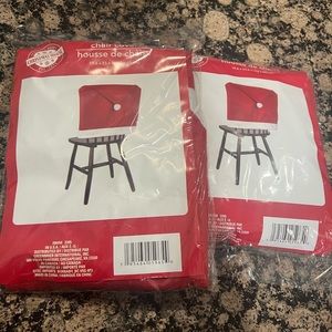 Christmas Santa NWT Chair cover, set of 2